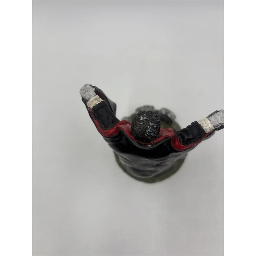 Vintage Vampire Dracula Statue Halloween Tea Votive Candle Holder Fright Light